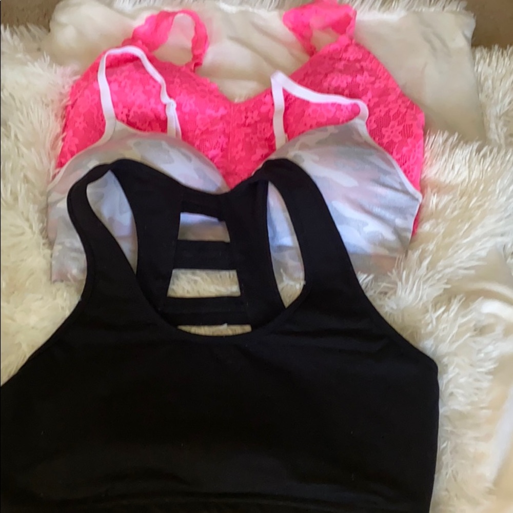 Lot of 3 sports bras/Bralettes